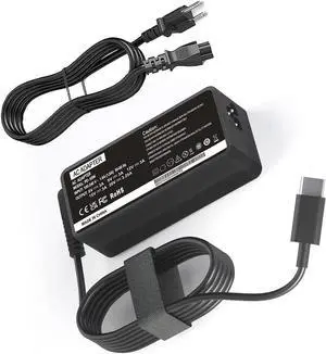 ATHETRS 65W 45W Type C USB C Charger, Fast Chromebook Charger Compatible with Lenovo Thinkpad, HP Chromebook, Dell Latitude, Mac Book Pro, Acer Chromebook, Huawei Matebook, Samsung Oneplus Smart Phone