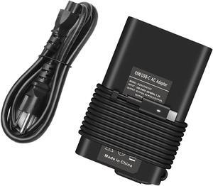 65W Type-C Charger Laptop Power Cord for Dell XPS 12 13 9350 9360 9365 9370 9380,Latitude 12 5285 5290 7275 7280,Inspiron 5310 5510 AC Adapter