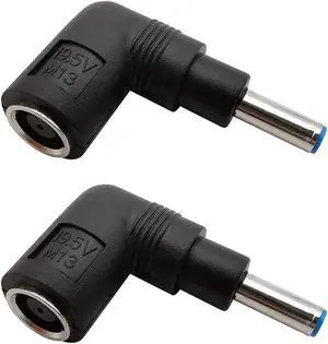 7.4mm to 4.5mm DC Dongle Tip Adapter Connector Converter Compatible with Stream Spectre Pavilion Envy Elitebook Split Chromebook Laptop Power Supply Charger (2 Pack) 7.4mm to 4.5mm DC Dongle Tip Adapter Connector Converter Compatible with Stream Spectre Pavilion Envy Elitebook Split Chromebook Laptop Power Supply Charger (2 Pack)