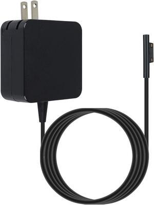 Portable 44W 15V 2.58A Power Supply Adapter Charger for Microsoft Surface Laptop; Surface Pro (2017) ;Surface Book,Surface Go and Microsoft Surface Pro 3, Pro 4 i5 i7 Tablet.(6Ft Power Cord)