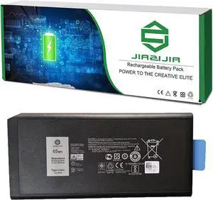JIAZIJIA CJ2K1 Laptop Battery Replacement for Dell Latitude 5404 7404 5414 7414 Rugged Extreme Series DKNKD X8VWF 4XKN5 5XT3V 05XT3V VCWGN 0VCHGN 09FN4 XN4KN XRJDF YGV51 453-BBBE 909H5 11.1V 65Wh