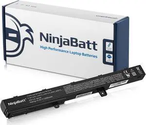 NinjaBatt Battery for Asus X551 X551M A31N1319 X551C A41N1308 X551MA D550 X551CA A31LJ91 X451 X451C 00B110-00250600 0B110-00250100 - High Performance [4 Cells/2200mAh/32wh]
