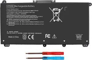 41.9Wh HT03XL L11119-855 Laptop Battery for HP Pavilion 15-CS 15-cs0xxx 15-cs1xxx 15-cs0053cl 15-cs0073cl 15-DA 15-da0014dx 15-DB 17-CA 15-DW 14m-dh0001dx 14m-dh1003dx 14-CM 14-CF HTO3XL HSTNN-DB8R