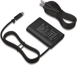 45W USB C Laptop Charger for Dell Latitude 5285 5289 7275 7350 7370 5290-2in1XPS 13 7390 9380 9350 9365 9343 9305 9360 9370,Compatible with Hp,Acer,MacBook, Asus, Type C Power Supply