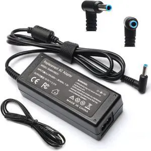 45W AC Adapter Laptop Charger for Hp Notebook 14 15 Series Charger 15-ba009dx 15-ba079dx 15-ba113cl 15-bs015dx 15-ay041wm 15-ay011nr 15-ay196nr 15-r132wm 15-r015dx 15-r030wm 15-r264dx Supply Cord