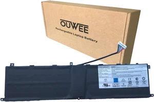OUWEE BTY-M6L Laptop Battery Compatible with MSI GS65 GS75 Stealth Thin 8SE 8SF 8SG 9SD 9SE 9SF 9SG PS63 Modern 8RC 8SC P65 Creator 8RD 8RF 8SF 9SE P75 Creator 9SC 9SE Series MS-16Q2 15.2V 80.25Wh OUWEE BTY-M6L Laptop Battery Compatible with MSI GS65 GS75 Stealth Thin 8SE 8SF 8SG 9SD 9SE 9SF 9SG PS63 Modern 8RC 8SC P65 Creator 8RD 8RF 8SF 9SE P75 Creator 9SC 9SE Series MS-16Q2 15.2V 80.25Wh
