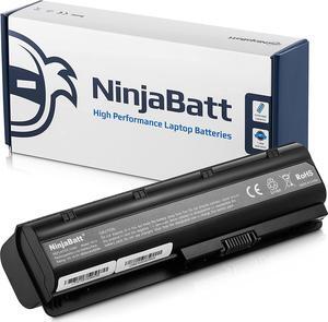 NinjaBatt 12 Cells Battery for HP 593553-001 636631-001 593554-001 593550-001 MU12 593562-001 G62 CQ42 2000 G72 G7 G6 DM4 CQ56 CQ57 CQ62 HSTNN-Q62C G56 HSTNN-DB0W [Extended Life & Bigger Size]