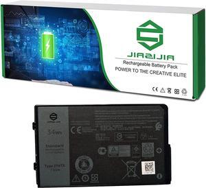 JIAZIJIA J7HTX Laptop Battery Replacement for Dell Latitude 7202 7212 7220 Rugged Extreme Tablet Series Notebook 02JT7D 7XNTR FH8RW Black 7.6V 34Wh 4342mAh