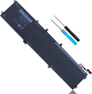 97Wh 6GTPY Laptop Battery Replacement for Dell XPS 15 9570 9560 9550 7590 Precision 5510 5520 5530 P56F P56F001 P56F002 P56F003 5XJ28 5D91C 5041C 4GVGH T453X 0T453X 1P6KD 01P6KD GPM03 11.4V 6-Cell
