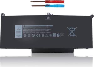 F3YGT 7480 DM3WC Laptop Battery for Dell Latitude 12 7000 13 7000 14 7000 7480 7390 7280 7290 7380 7490 E7280 E7480 E7490 P73G P73G001 P73G002 P29S002 DM6WC 2X39G KG7VF 451-BBYE 453-BBCF E7380 V4940