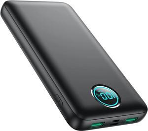 Portable Charger 35000mAh Power Bank - Portable Battery with 4 Built in Cables 22.5W Fast Charging Battery Pack Compatible with iPhone 16 15 14 13  Android Phone etc (1 Pack Black)