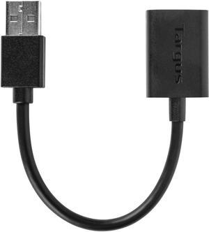 Targus USB-C to USB-A Laptop Adapter Cable for Docking Station, Black (ACC1104GLX)