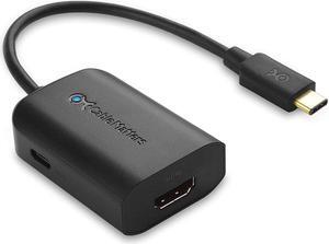 USB C to HDMI Adapter (USB-C to HDMI Adapter) Supporting 4K 60Hz and 60W Charging Black - Thunderbolt 4 / USB4 / Thunderbolt 3 Port Compatible with MacBook Pro iPad Pro