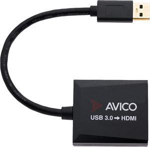 USB 3.0 to HDMI Adapter – 1080P 60hz – for Windows PCs, Monitors, TVs, Projectors, etc