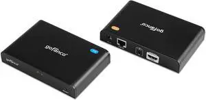 gofanco HDMI Over IP Extender w/Local HDMI Loop Out & IR Extension (1-to-1 or 1-to-Many HDMI Over Cat5e/Cat6 Ethernet Balun), Up to 395ft (120m) at 1080p @60Hz (Part# HDBitTPRO, New v2.0)