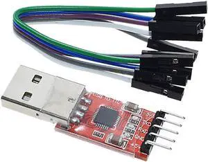 CP2102 USB 2.0 to TTL Module Serial Converter Adapter Module USB to TTL Downloader with Jumper Wires