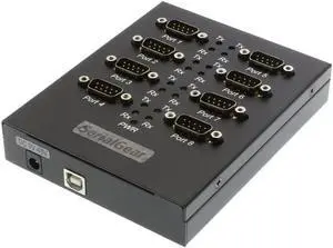 Coolgear USB USB 2.0 Serial high Speed Adapter Box Industrial 8-Port RS-232 FTDI Coolgear USB USB 2.0 Serial high Speed Adapter Box Industrial 8-Port RS-232 FTDI
