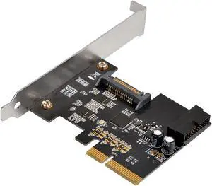 SilverStone Technology USB 3.1 Gen2 PCIe Card with Internal 19pin Connector Plus Pericom ReDriver ECU04-E SilverStone Technology USB 3.1 Gen2 PCIe Card with Internal 19pin Connector Plus Pericom ReDriver ECU04-E