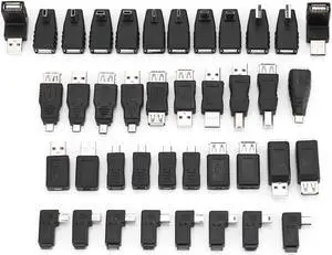 Multiple USB2.0 Adapter,40 pcs Different HighSpeeds USB2.0 Adapters,HighQuality and Practical Toolkit, Multiple USB2.0 Adapter,40 pcs Different HighSpeeds USB2.0 Adapters,HighQuality and Practical Toolkit,
