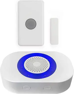 Dakota Alert Doorbell UTRE-4K Plus - One Mile Wireless Door Bell, Panic Button, Door Contact - UT-4000 Universal Transmitter & RE-4k Plus Receiver with12 VDC and Relay Outputs, Wireless Mailbox Alert