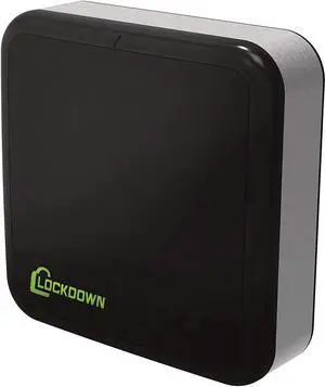 Lockdown Puck Monitoring System with WiFi, Free Updated App, Door Sensor, Motion and Temperature Detection and Easy Install for Vault, House and Room Security