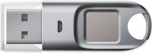 BioPass K27 USB Security Key - Two Factor Authenticator - USB-A with FIDO U2F + FIDO2 - Biometric Fingerprinting - Help Prevent Account Takeovers with Multi-Factor Authentication