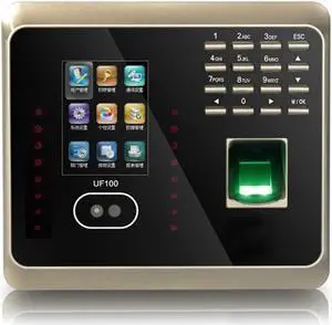 Time Clock, Time Clock UF100plus Face Fingerprint Attendance Machine WiFi Biometric Attendance Machine Time Card Machine for SMEs for Business, Office Time Clock, Time Clock UF100plus Face Fingerprint Attendance Machine WiFi Biometric Attendance Machine Time Card Machine for SMEs for Business, Office
