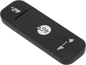 Network Adapter, USB 4G LTE Router Strong Signal Enhanced, Small Portable SIM WiFi Dongle, Mini Wireless Low Power Modem Wide Coverage (European Version)