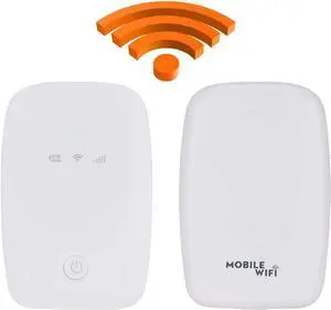Mini Portable Router, M3 925D-3 4G LTE Wireless WiFi Box, 150Mbp Rechargeable Mobile Hotspot Router for Tablet Notebook Laptops Mobile Phones (White)