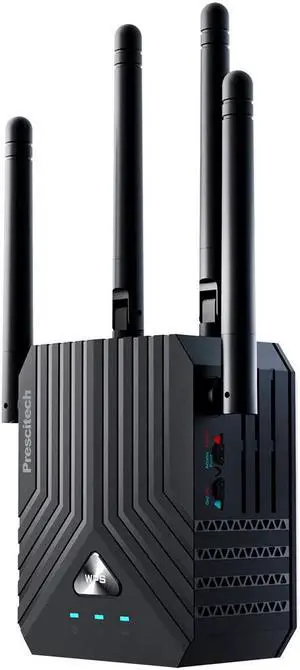 WiFi Range Extender X12, Covers Up to 1500 Sq Ft and 25 Devices with AC1200 Dual Band Wireless Signal Booster, Internet Repeater, Extends Wi-Fi to Home & Garden
