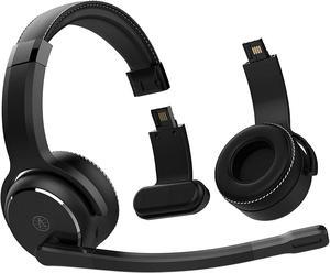 Rand McNally ClearDryve 210 Premium 2in1 Wireless Headset for Clear Calls with Noise Cancellation Long Battery Life AllDay Comfort Black