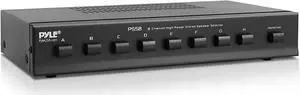 Premium New and Improved 8 Zone Channel Speaker Switch Selector Hub Distribution Box for Multi-Channel High Powered Stereo Amplifier A/B/C/D Switches | 8 Pairs Of speakers - PSS8 Premium New and Improved 8 Zone Channel Speaker Switch Selector Hub Distribution Box for Multi-Channel High Powered Stereo Amplifier A/B/C/D Switches | 8 Pairs Of speakers - PSS8