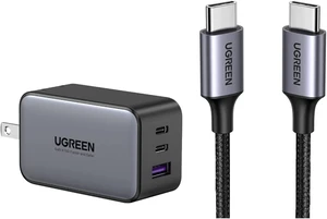 Bundle UGREEN 65W USB C Charger Multiport 3 Port Fast Charger Adapter with USB C to USB C Cable 100W Fast Charge 6FT Compatible for MacBook Pro iPad Pro Samsung Galaxy S21 S20 Note 20 Dell XPS Pixel Bundle UGREEN 65W USB C Charger Multiport 3 Port Fast Charger Adapter with USB C to USB C Cable 100W Fast Charge 6FT Compatible for MacBook Pro iPad Pro Samsung Galaxy S21 S20 Note 20 Dell XPS Pixel
