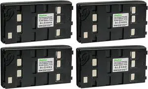 Kastar 4-Pack Battery Replacement for Pentax R-300X R-322N R-322NX R-322NXM R-323 R-323N R-325 R-325N R-325NXM R-326 R-335N R-322EX R-325EX R-335EX R-422NM R-425N R-425NM R-500 R-800