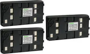 Kastar 3-Pack Battery Replacement for Pentax R-100 R-200 R-300 R-100X R-115 R-115N R-125 R-125N R-127 R-135 R-135N R-122 R-122N R-123 R-123N R-200DN R-200X R-202N R-202NE R-225N R-2422NM R-315 R-315N