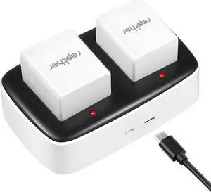 2560mAh Rechargeable Replacement Battery, Compatible with Arlo Pro/Pro 2 with Charger Station (2 Batteries+1 Charger)