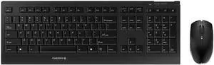 CHERRY B.Unlimited 3.0 Wireless Keyboard and Mouse Combo. USB Cable Charging Function for Both. Durable QWERTZ Keyboard, Rechargeable Batteries, Abrasion-Resistant Key Labeling
