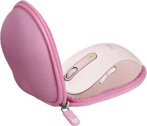 Hermitshell Hard Travel Case for Logitech Signature M650 Wireless Mouse Pink Case for M650