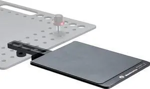 Manfrotto TetherGear Mouse Deck, PC Holder Accessory, External Mouse Pad for Lightweight Aluminium Laptop Holder, Left-Hand Or Right-Hand Configuration, 32 cm x 15 cm, MLTSA2001B