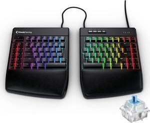 KINESIS GAMING Freestyle Edge RGB Split Mechanical Keyboard (MX Blue)