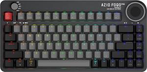 Azio FOQO Pro Wireless BT5/USB PC & Mac Hot-Swappable Keyboard (Space Grey Light) (FQ2201)