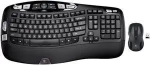 Logitech Wireless Wave Combo Mk550 With Keyboard and Laser Mouse