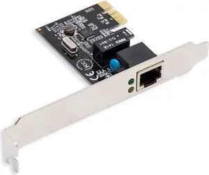Syba SD-PEX24009 Gigabit LAN Network NIC PCIe x1 Card Black