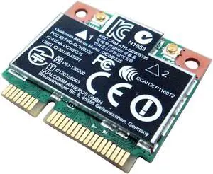 Qualcomm Atheros AR9565 QCWB335 Half Mini PCIe PCI-Express WLAN WIFI Wireless BT Bluetooth Card replacement for dell DW1705 C3Y4J 5GC50