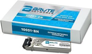 Brute Networks 10051-BN - 1000BASE-SX 300m MMF 850nm SFP Transceiver (Compatible with OEM PN# 10051)