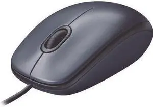 Logitech M100 USB Optical Wired Mouse 910-001601 (Black)