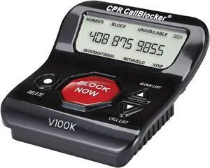 CPR V100K Call Blocker for Landline Phones  Stop All Unwanted Calls at a Touch of a Button - Join Over 1 Million Satisfied Customers