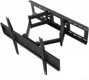 VideoSecu Full Motion Articulating Arm Tilt Swivel TV Wall Mount Bracket for most 32"- 60" LED LCD Plasma UHD HDTV Flat Panel Screen Display with VESA 600x400/ 400x400/ 400x300mm, loading 135lbs BK7