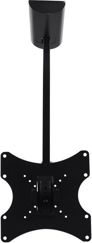 VideoSecu Tilt Swivel LED LCD TV Monitor Ceiling Mount Bracket for 23 24 26 27 28 29 30 32 37" HDTV Flat Panel Screen Displays - Height Adjustment 1H3