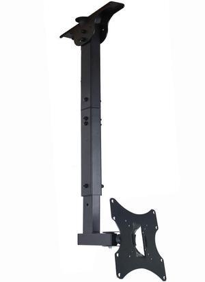 VideoSecu Tilt Swivel TV Monitor Ceiling Mount Bracket for most 23 24 26 27 29 32 37 39 40 42" LCD LED with VESA 50/75/100/200mm - Fit Flat/Vaulted Ceiling and with Cable Management 1LH